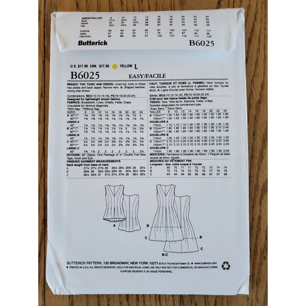 Butterick b6025 b5